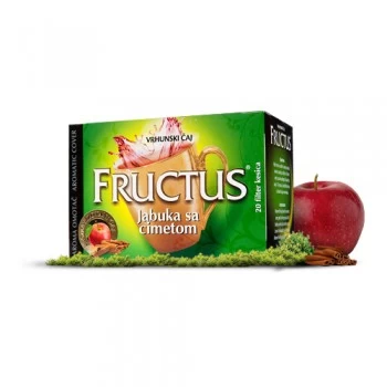 Fructus čaj Jabuka sa cimetom filter 20 kesica