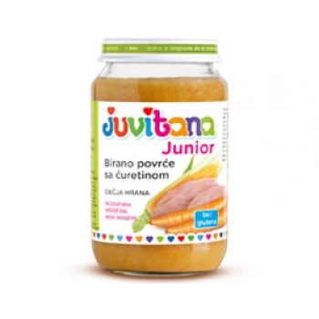 Juvitana kašica birano povrće ćuretina 190g