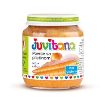 Juvitana kašica povrće piletina 128g