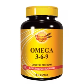 NATURAL WEALTH OMEGA 3-6-9 GEL KAPSULE A60