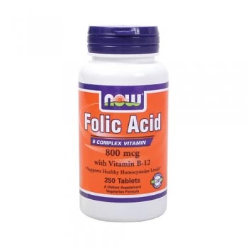 NOW folna kiselina 800mcg 250 tableta
