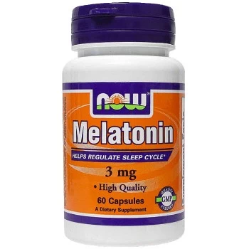 NOW melatonin 3mg 60 kapsula