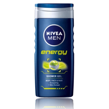 NIVEA ENERGY GEL ZA TUŠIRANJE MUŠKI 250ML