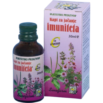 Sinefarm kapi za jačanje imuniteta + C 30ml