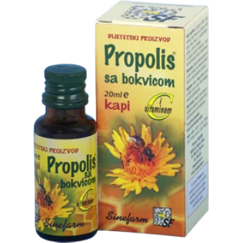 Sinefarm propolis kapi sa bokvicom i vitaminom C 20ml