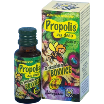 Sinefarm propolis kapi za decu sa bokvicom 20ml