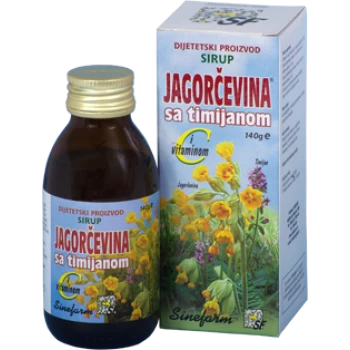 Sinefarm Sirup jagorčevine sa timijanom i vitaminom C 140g