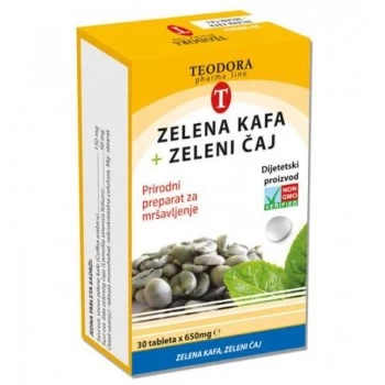 Vitalon Zelena kafa+Zeleni čaj 30 tableta