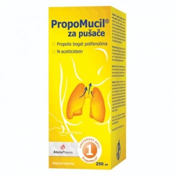 Herbiko Propomucil sirup sa medom za pušače 250ml