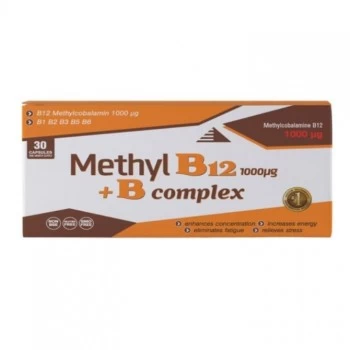 Methyl B12 1000mcg + B kompleks 30 tableta