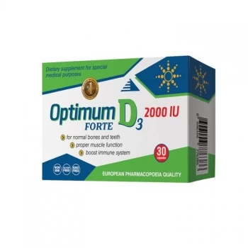 Optimum D3 Forte 2000 IJ 30 kapsula