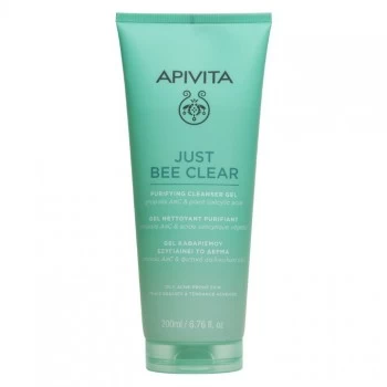 Apivita Just Bee Clear gel za čišćenje lica 200ml