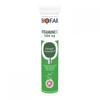 BIOFAR VITAMIN C 1000MG ŠUMEĆE TABLETE A20