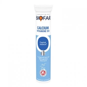 BIOFAR KALCIJUM + VITAMIN D3 ŠUMEĆE TABLETE A20