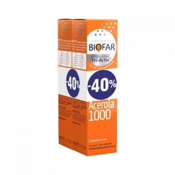 Biofar Tri-Activ vitamin C Acerola 1000mg 15 šumećih tableta duo pak