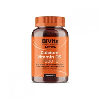 BIVITS ACTIVA KALCIJUM VITAMIN D3 TABLETE A60