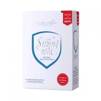 Srebrna voda Koloid 500ml + 500ml gratis