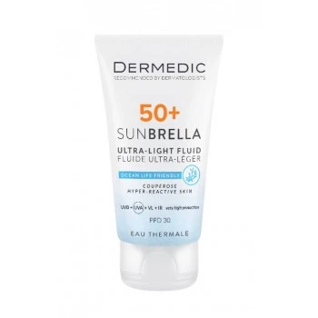 Dermedic Sunbrella Ultra Light fluid za kuperoznu kožu SPF50+ 40ml