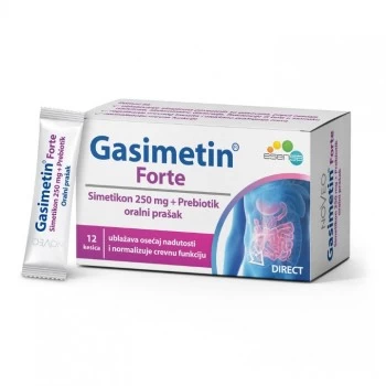 Gasimetin Forte simetikon + prebiotik 12 kesica