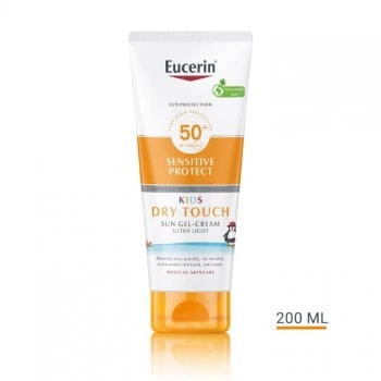 EUCERIN SUN DRY TOUCH GEL-KREMA ZA ZAŠTITU DEČJE KOŽE OD SUNCA SPF 50+  200 ML