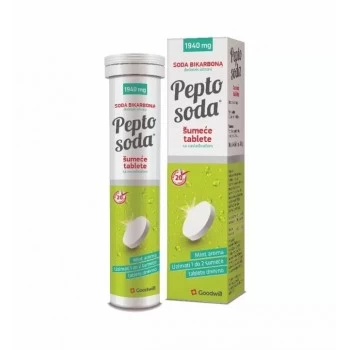 PEPTO SODA ŠUMEĆE TABLETE A20 UKUS MINT