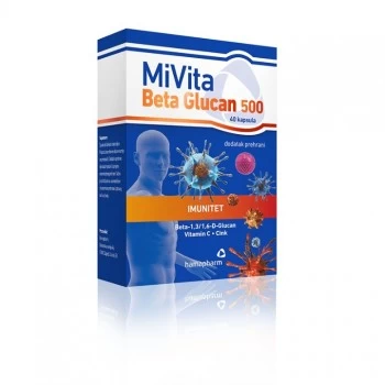 Mivita Beta Glucan 500 40 kapsula