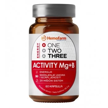 ONE TWO THREE ACTIVITY MG+B KAPSULE A60