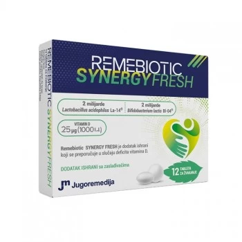 Remebiotic Synergy Fresh tablete za žvakanje 12 komada