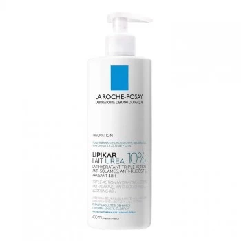 LA ROCHE-POSAY LIPIKAR LAIT 10% UREA UMIRUJUĆE HIDRATANTNO MLEKO ZA TELO OBOGAĆENO LIPIDIMA PROTIV PERUTANJA 400 ML