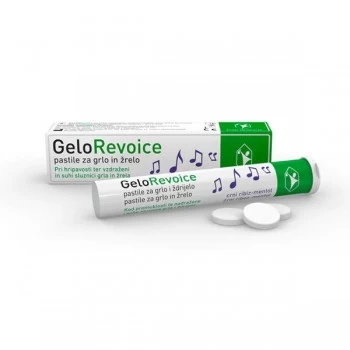 GELOREVOICE CRNA RIBIZLA I MENTOL PASTILE A20