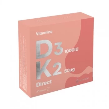 Vitammine D3K2 Direkt 1000IU 20 kesica