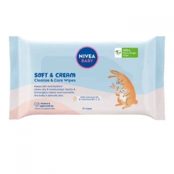 Nivea Baby Soft & Cream vlažne maramice 57 komada