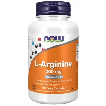 NOW L-arginin 500mg 100 kapsula