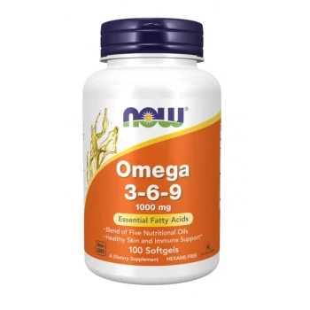 NOW Omega 3-6-9 1000mg 100 kapsula