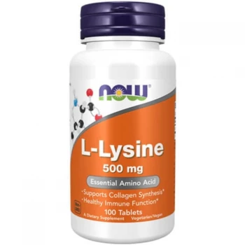 NOW L-lizin 500mg 100 tableta