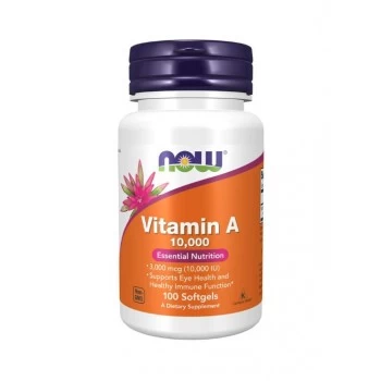NOW vitamin A 10000 IJ 100 kapsula