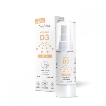 Norvita vitamin D3 oralni sprej 400 IJ za bebe 30ml