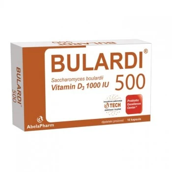 Bulardi 500 + Vitamin D3 kapsule 10 kom