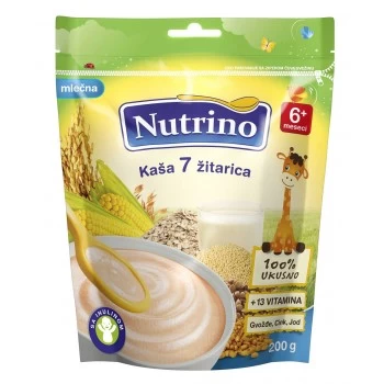 NUTRINO MLEČNA KAŠA 7 ŽITARICA 200G