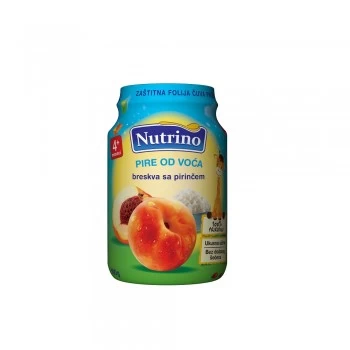 Nutrino pire od voća breskva sa pirinčem 190g