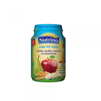NUTRINO PIRE OD VOĆA - JABUKA, KRUŠKA, BANANA SA ŽITARICAMA 190G