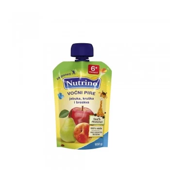 Nutrino voćni pire jabuka, kruška i breskva 100g