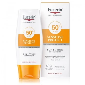 Eucerin Sun izrazito lagani losion za osetljivu kožu SPF50+ 150ml