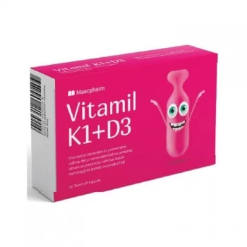 Vitamil K1+D3 Twist-Off 30 kapsula