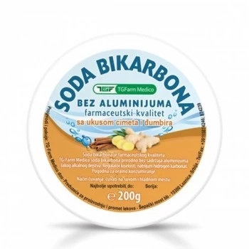 Goti soda bikarbona bez aluminijuma sa cimetom i đumbirom 200g