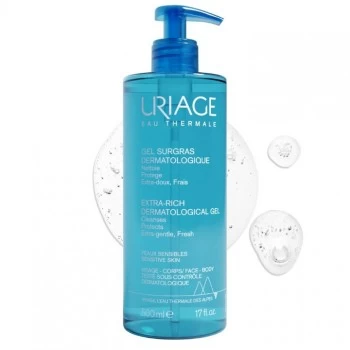 URIAGE EKSTRA BOGATI DERMATOLOŠKI GEL ZA TUŠIRANJE 500ML