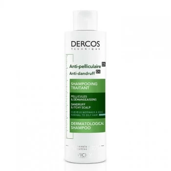 VICHY DERCOS ANTI-DANDRUFF ŠAMPON PROTIV PERUTI ZA NORMALNU DO MASNU KOSU 200ML
