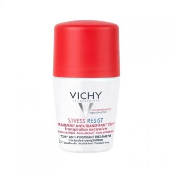 VICHY DEODORANT STRESS RESIST ROLL-ON DEZODORANS ZA REGULACIJU PREKOMERNOG ZNOJENJA 72H 50ML