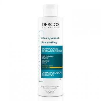VICHY DERCOS IZUZETNO SMIRUJUĆI ŠAMPON ZA OSETLJIVO VLASIŠTE, SUVA KOSA 200ML