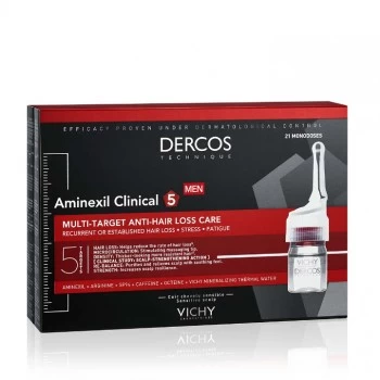 VICHY DERCOS AMINEXIL CLINICAL 5 AMPULE PROTIV OPADANJA KOSE ZA MUŠKARCE 21 AMPULA